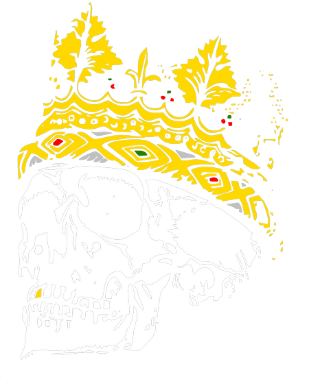 [a skull with crown]